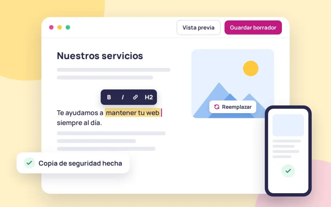 Cómo editar tu web sin estropear nada