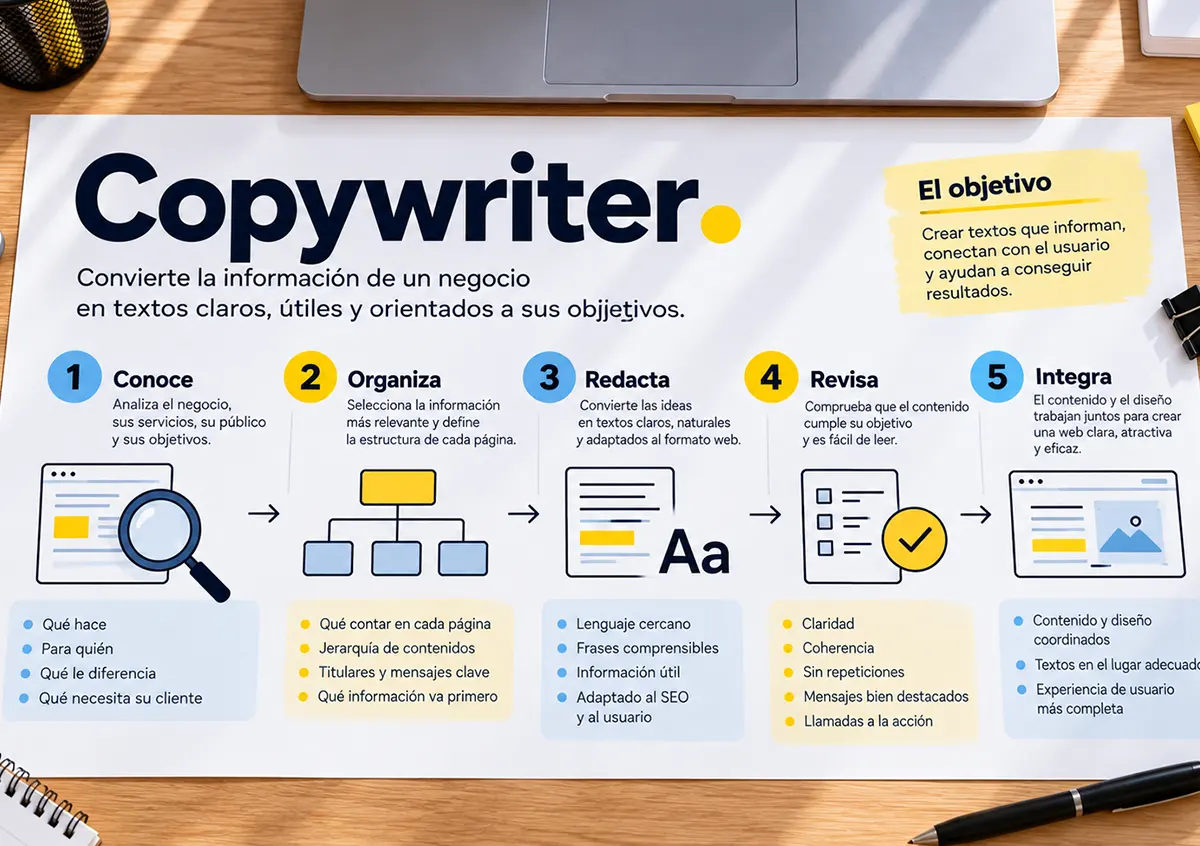 Cómo escribir los textos de una web: claves de copywriting